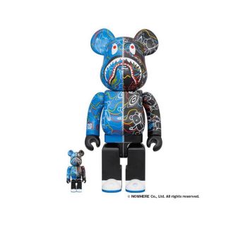 BAPE BE@RBRICK LINE CAMO SHARK 100%&400%(その他)