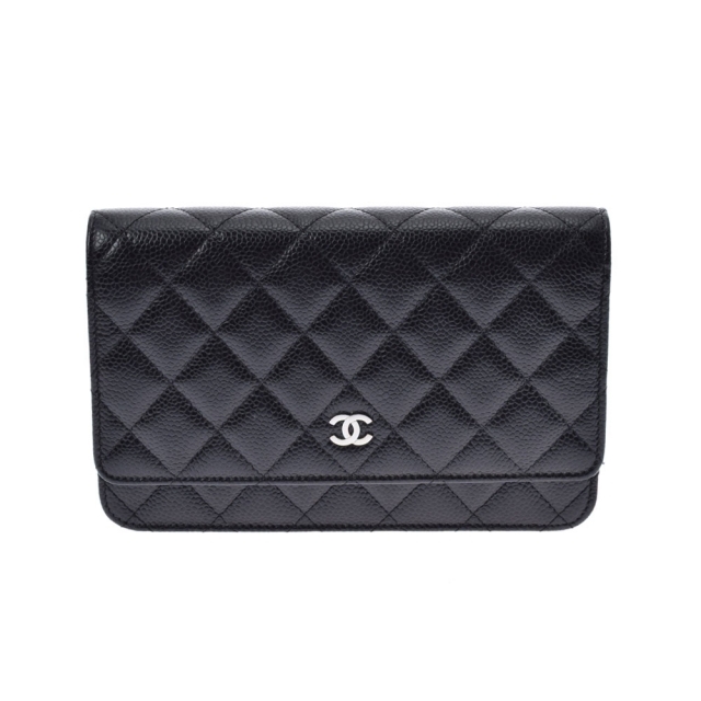 CHANEL(シャネル)のシャネル マトラッセ チェーンウォレット ショルダーバッグ 黒 レディースのバッグ(ショルダーバッグ)の商品写真