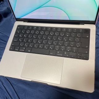 マック(Mac (Apple))のMacbook Pro 14インチ 16GB 512GB シルバー(ノートPC)