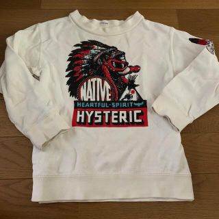 ヒステリックミニ(HYSTERIC MINI)のヒステリック　白トレーナー(Tシャツ/カットソー)