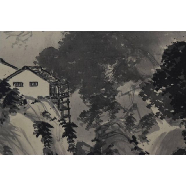 真作】森公挙/山家渓谷図/山水図/掛軸☆宝船☆AA-48 美術品 ...