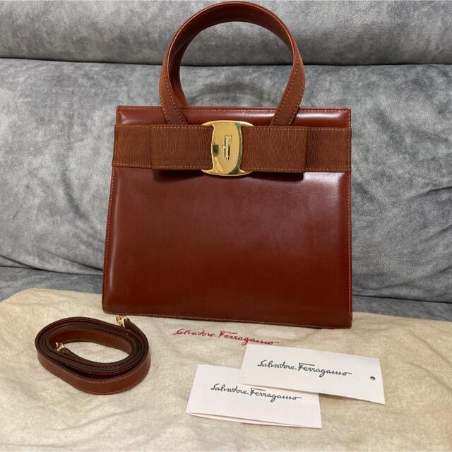 Salvatore Ferragamoフェラガモレザー2wayショルダーバッグ | eloit.com