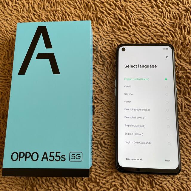 OPPO A55s 5G CPH2309 64GB グリーン 版SIMロック