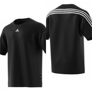 アディダス(adidas)の新品 adidas Tシャツ アディダス 黒　XO(Tシャツ/カットソー(半袖/袖なし))