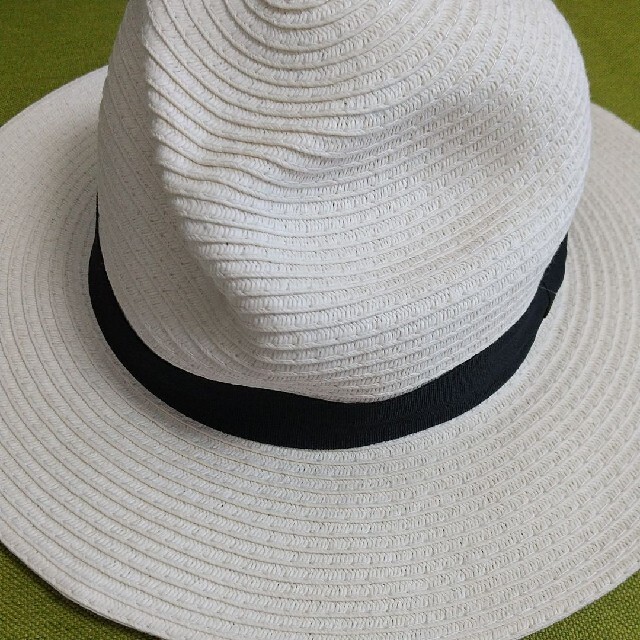 白のハット レディースの帽子(ハット)の商品写真