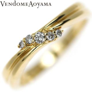 Vendome Aoyama - ヴァンドーム青山 K18YG ダイヤモンド リング 0.08ct グレースの通販｜ラクマ