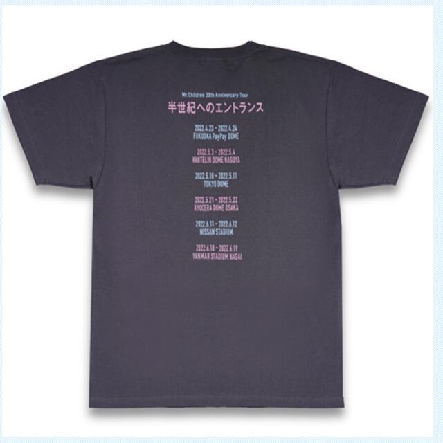 Mr.Children(ミスターチルドレン)のMr.Children 半世紀へのエントランス Tシャツ チャコールグレー レディースのトップス(Tシャツ(半袖/袖なし))の商品写真