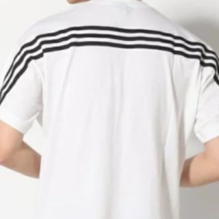 アディダス(adidas)の新品　白　L　adidas　Tシャツ　アディダス(Tシャツ/カットソー(半袖/袖なし))