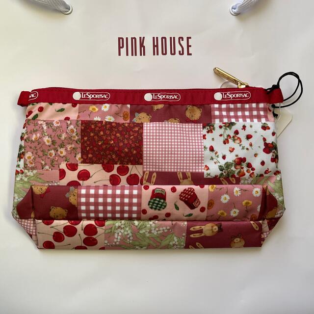 LeSportsac(レスポートサック)のレスポートサック PINK HOUSE コラボ　パッチワークプリント　ポーチ レディースのファッション小物(ポーチ)の商品写真