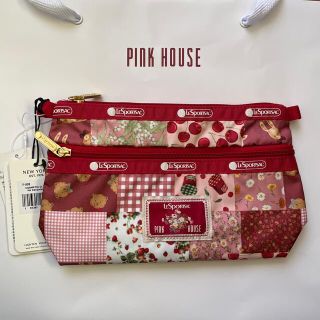 レスポートサック(LeSportsac)のレスポートサック PINK HOUSE コラボ　パッチワークプリント　ポーチ(ポーチ)