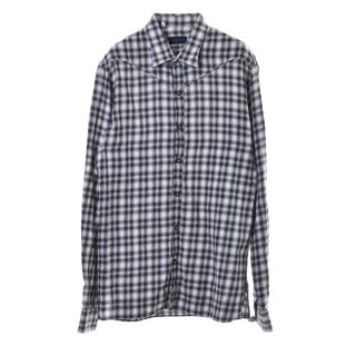 ランバン(LANVIN)のLANVIN チェック コットン シャツ(シャツ)