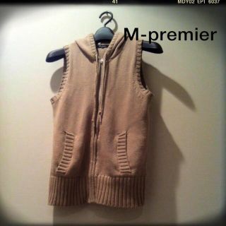 エムプルミエ(M-premier)のM-premier＊ニットパーカー＊(ニット/セーター)