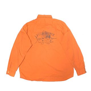 ポロラルフローレン(POLO RALPH LAUREN)のPOLO SPORT ポロスポーツ カジキ バックプリント 長袖シャツ Lサイズ(シャツ)