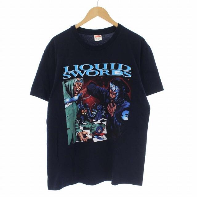 51cm身幅SUPREME 18AW Liquid Swords Tee Tシャツ M 紺