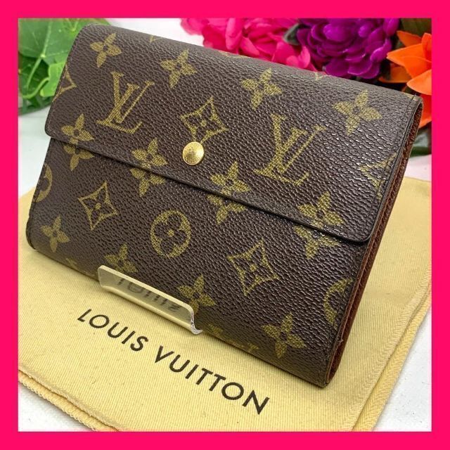 LOUIS VUITTON - 196 ルイヴィトン モノグラム パピエ 折財布 3つ折り