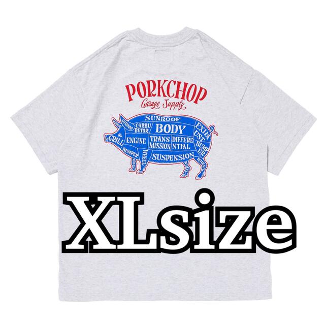 PORKCHOP ポークチョップ　PORK BACK TEE ブラック　Mサイズ