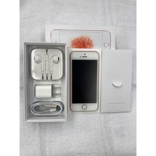 アイフォーン(iPhone)の【超美品】iPhone SE （第1世代）ローズゴールド　128GB　付属品あり(スマートフォン本体)