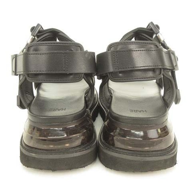 HARE(ハレ)のベルト シャークソール サンダル 厚底 スポーツサンダル L ブラック レディースの靴/シューズ(サンダル)の商品写真
