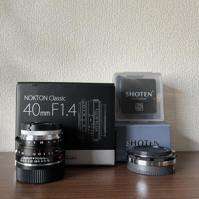 NOKTON classic 40mm f1.4 + LM-SE M アダプターカメラ