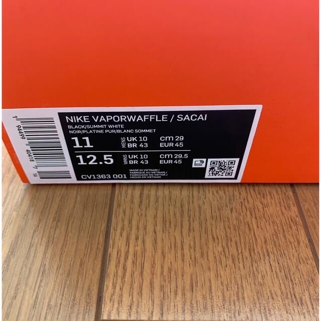 NIKE(ナイキ)のnike sacai vapor waffle  29cm メンズの靴/シューズ(スニーカー)の商品写真