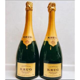 クリュッグ(Krug)のシャンパン　クリュッグ　750ml  2本(シャンパン/スパークリングワイン)