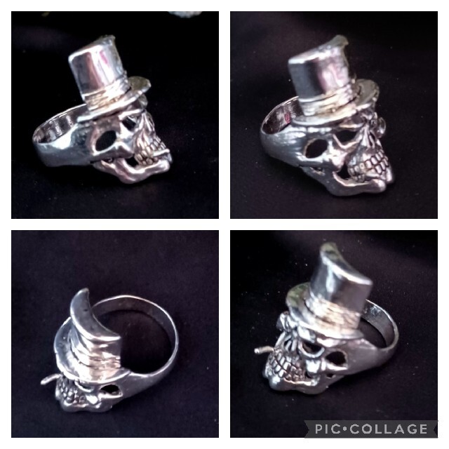 超レア!【G&S ゴードン&スミス】SKULL Ring スカルリング #21 メンズのアクセサリー(リング(指輪))の商品写真