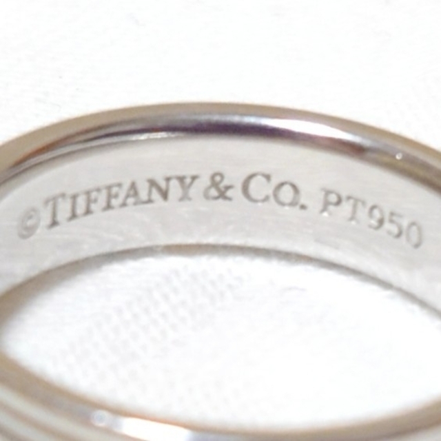 Tiffany & Co. - ティファニー 5ロウ Pt 950 リング #11.5の通販 by