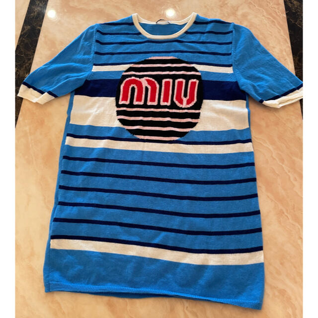 本物の miumiu - miumiuロゴニット(40) ニット+セーター - hesnor.com