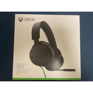 エックスボックス(Xbox)の新品未開封 XBOX ステレオ ヘッドセット(ヘッドフォン/イヤフォン)