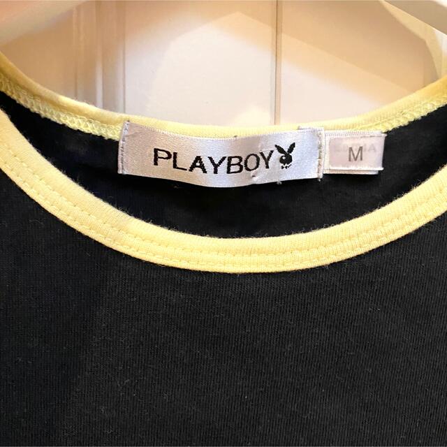 PLAYBOY(プレイボーイ)のPLAYBOY プレイボーイ レディースのトップス(Tシャツ(半袖/袖なし))の商品写真