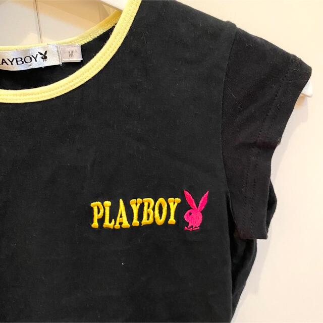 PLAYBOY(プレイボーイ)のPLAYBOY プレイボーイ レディースのトップス(Tシャツ(半袖/袖なし))の商品写真