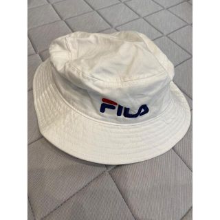 フィラ(FILA)のFILA バケットハット 白(ハット)