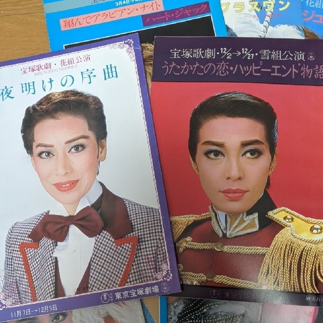 宝塚歌劇団 昭和57〜60年公演パンフレット5冊セット ✕は完売 １冊400円 エンタメ/ホビーの本(アート/エンタメ)の商品写真