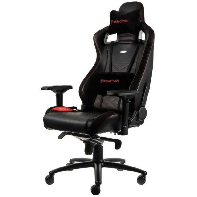 noblechairs EPIC ゲーミングチェア NBL-PU-RED-003NBL-PU-BLA-003