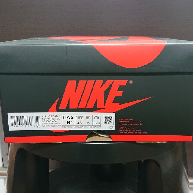 NIKE(ナイキ)のNIKE AIR JORDAN1 RETRO HIGH OG US9.5 メンズの靴/シューズ(スニーカー)の商品写真