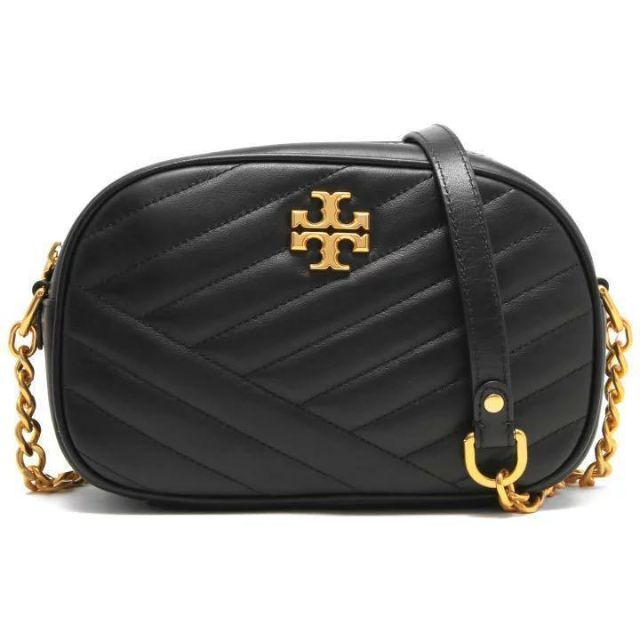 新品】TORYBURCH KIRA CHEVRON ショルダーバック 黒 - ショルダーバッグ