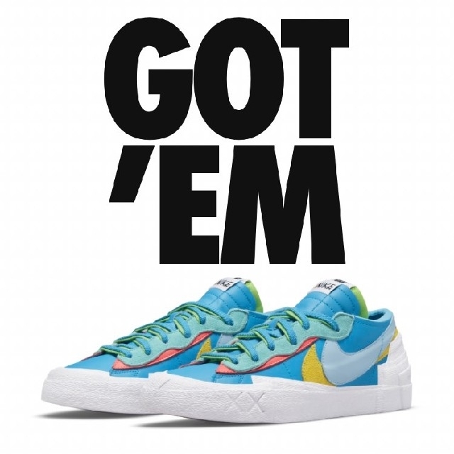 NIKE SACAI KAWS BLAZER LOW US9