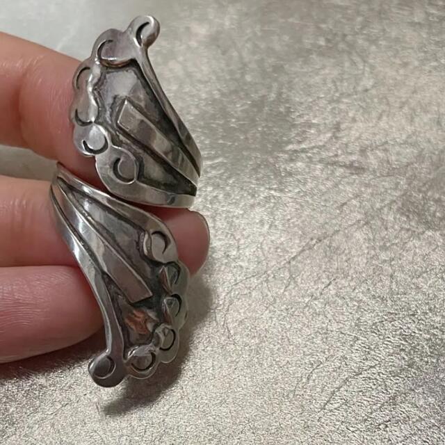 A975 used mexico vintage silver925 ring