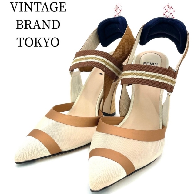 FENDI フェンディ パンプス コリブリ ポインテッドトゥ シューズ 靴 37