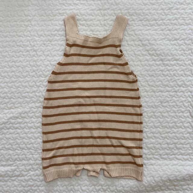 ZARA KIDS(ザラキッズ)の韓国こども服　ニットサロペット キッズ/ベビー/マタニティのキッズ服男の子用(90cm~)(パンツ/スパッツ)の商品写真