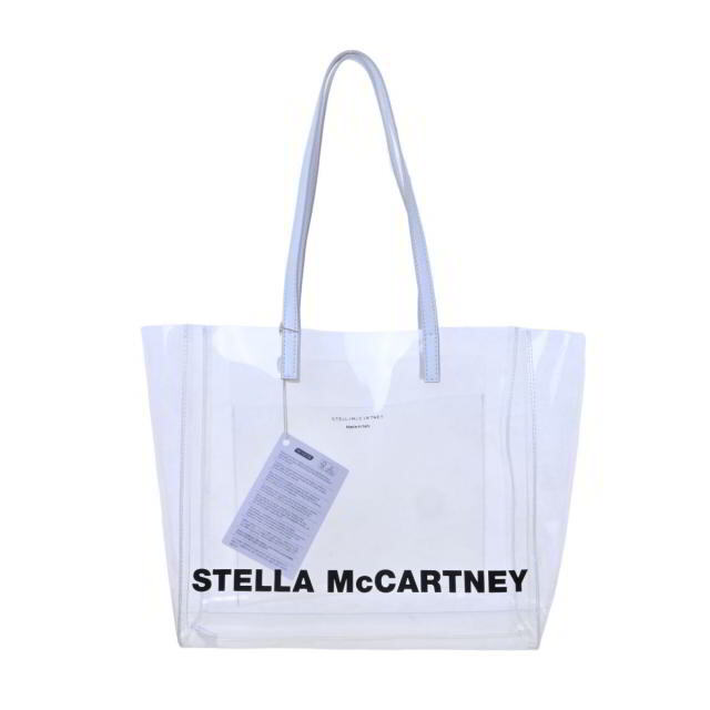 クリアSTELLA McCARTNEY ロゴプリント PVC ビニール バッグ