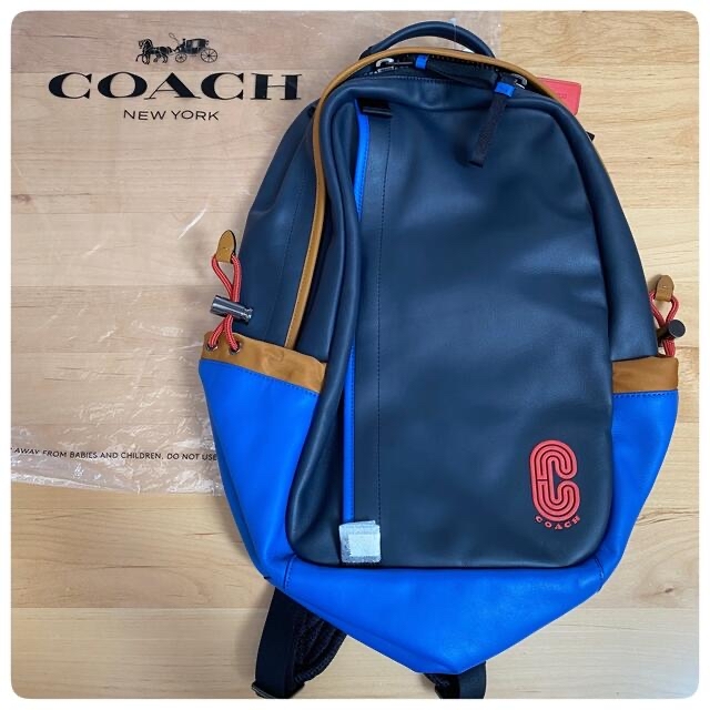 新品】COACH ブロックシリーズ リュック ネイビー | neix.com.ar