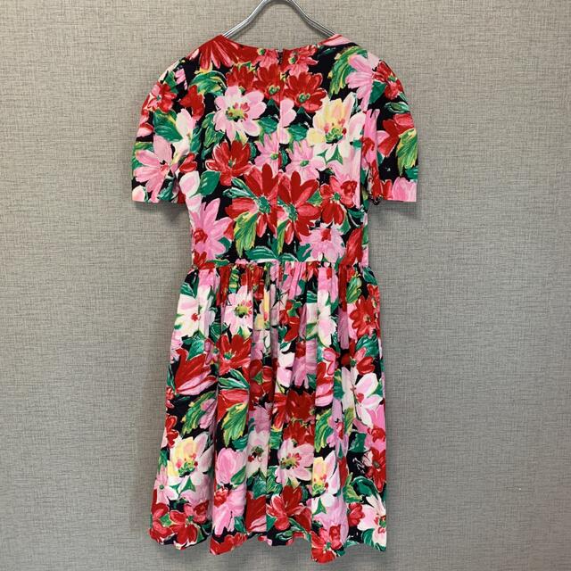 70s 80s ビンテージ アメリカ製 USA製 花柄 フラワー レトロ