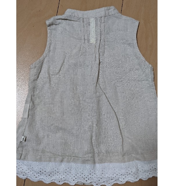 shama(シャマ)のshama maruta　100 サイズ　ノースリーブ キッズ/ベビー/マタニティのキッズ服女の子用(90cm~)(Tシャツ/カットソー)の商品写真