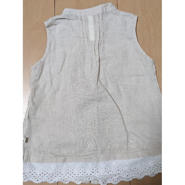 shama(シャマ)のshama maruta　100 サイズ　ノースリーブ キッズ/ベビー/マタニティのキッズ服女の子用(90cm~)(Tシャツ/カットソー)の商品写真