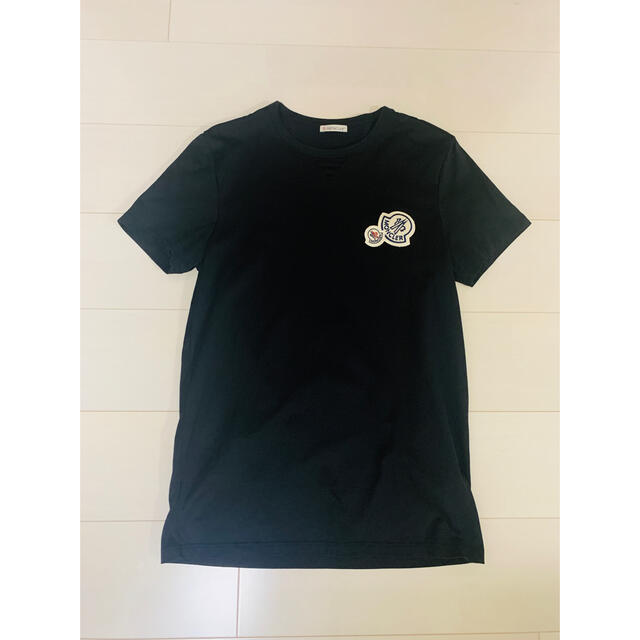 MONCLER(モンクレール)のほぼ未使用　モンクレール  tシャツ  sサイズ　ブラック メンズのトップス(Tシャツ/カットソー(半袖/袖なし))の商品写真