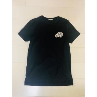 モンクレール(MONCLER)のほぼ未使用　モンクレール  tシャツ  sサイズ　ブラック(Tシャツ/カットソー(半袖/袖なし))