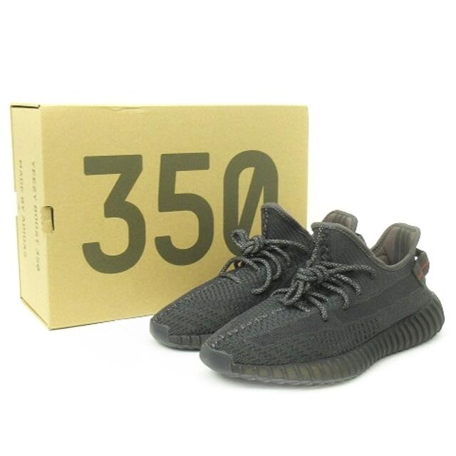 アディダス YEEZY BOOST 350 V2 スニーカー 黒 27 ☆AA★