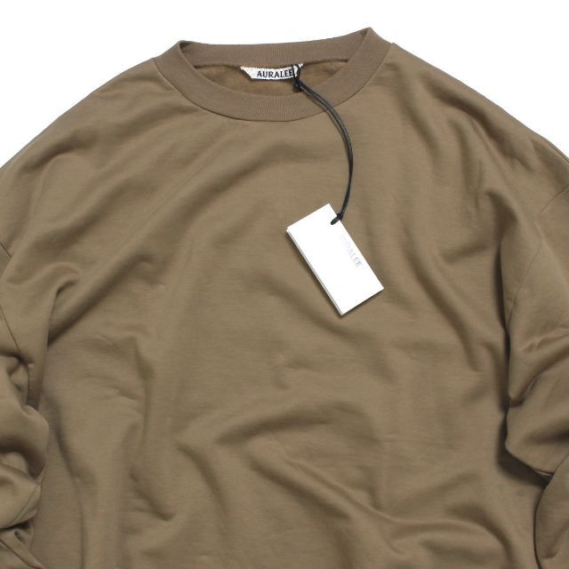 AURALEE(オーラリー)の新品 AURALEE ELASTIC HIGH GAUGE SWEAT P/O メンズのトップス(スウェット)の商品写真