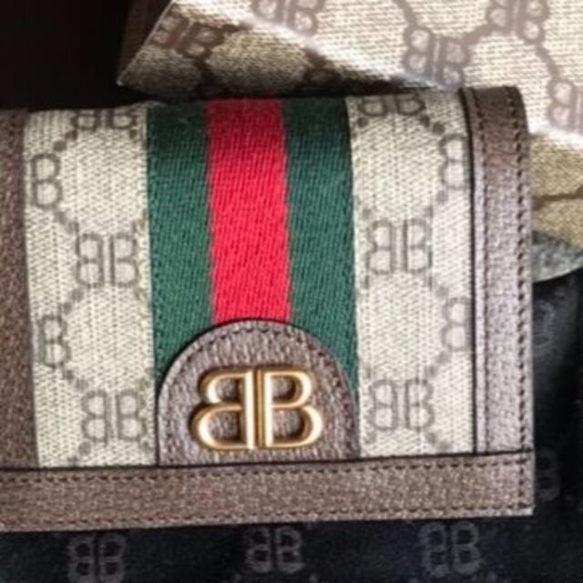BALENCIAGA GUCCI コラボ ハッカー ミニ財布 BB | densel.com.pe